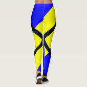 Delta Yellow Blue Leggings (Rückseite)