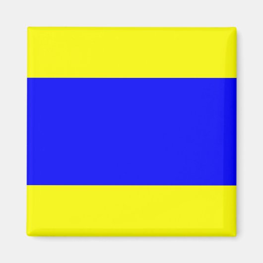 Delta Yellow Blue Magnet (Vorne)