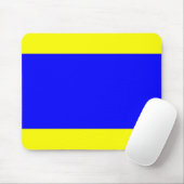 Delta Yellow Blue Mousepad (Mit Mouse)