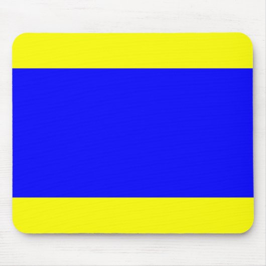 Delta Yellow Blue Mousepad (Vorne)