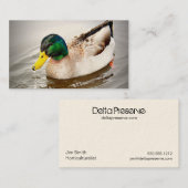 Deltakonserven-Visitenkarte Visitenkarte (Vorne/Hinten)