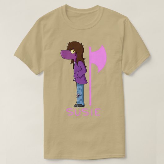 Deltarune Susie T-Shirt (Design vorne)