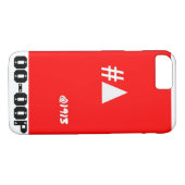 Deltasigma-Theta iPhone 7 Fall #Pyramid @1913 Case-Mate iPhone Hülle (Rückseite (Horizontal))