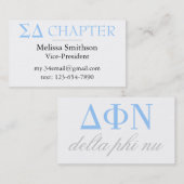 DeltaVisitenkarten Visitenkarte (Vorne/Hinten)