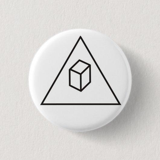 Deltawürfel Button (Vorderseite)