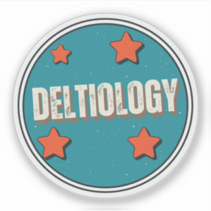 Deltiologie Aufkleber