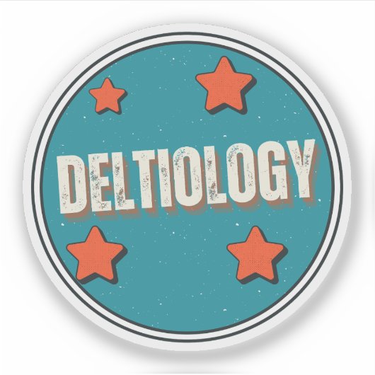 Deltiologie Aufkleber (Vorderseite)