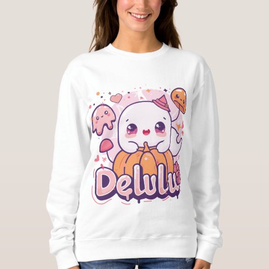 Delulu | ExDesigner | Halloween Sweatshirt (Vorderseite)