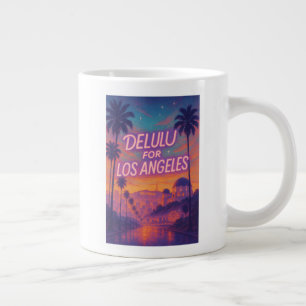 Delulu für Los Angeles Jumbo-Tasse
