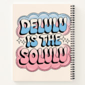 Delulu ist der Solulu Notizblock (Rückseite)