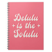 Delulu ist der Solulu Notizblock (Vorderseite)