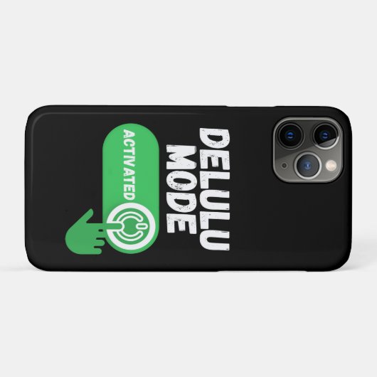 Delulu Mode Activated | Funny Gen Z Case-Mate iPhone Hülle (Rückseite (Horizontal))
