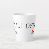 Delulu Vibes, Funny Aesthetic Quote Gift Milchtasse (Vorderseite)