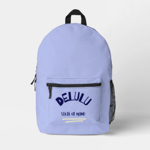 Delulu-Zustand Geist Bedruckter Rucksack