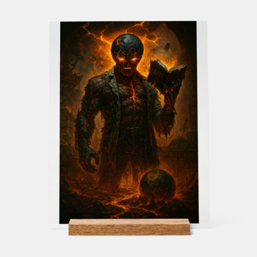 DELUSION Acrylic Sign Acrylschild (Vorderseite)