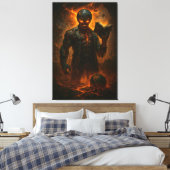DELUSION Canvas Print Leinwanddruck (Insitu (Schlafzimmer))