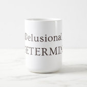 Delusional & Determined Aesthetic Neutral Mug Kaffeetasse (Mittel)