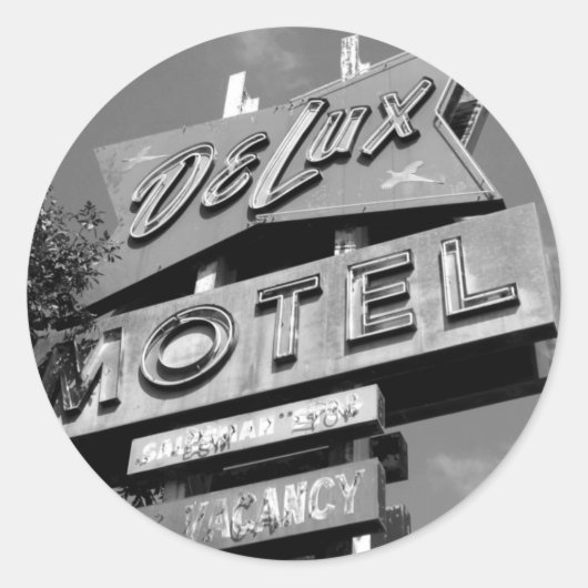 Delux Motel Aufkleber (Vorderseite)