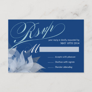 Deluxe 2-seitige UAWG RSVP Karte