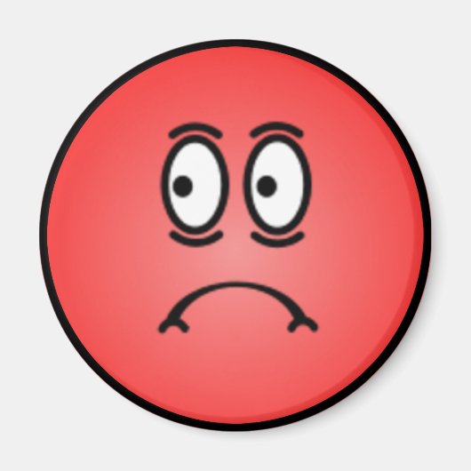 Deluxe Alberne Smiley Magnet (Vorne)