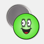 Deluxe Alberne Smiley Magnet (Vorderseite/Rückseite)