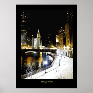Deluxe Chicago Winter Poster