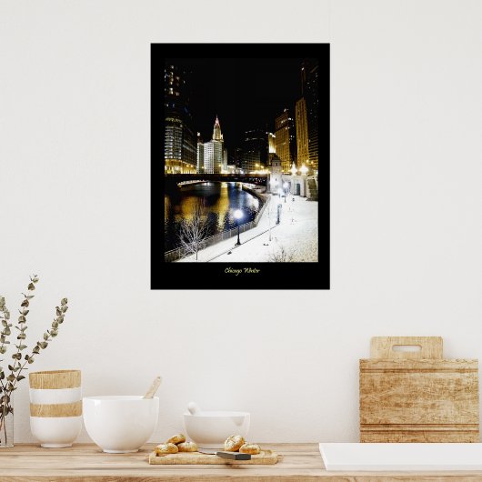 Deluxe Chicago Winter Poster (Küche)