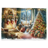 Deluxe Christmas Große Geschenktüte (Rückseite)