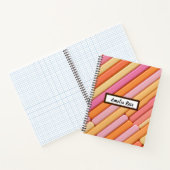 Deluxe Custom Pastel Geometric Notebook - Abstrakt Notizblock (Innenseite)
