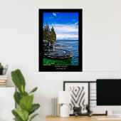 Deluxe Door Landkreis Poster (Heimbüro)