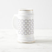 Deluxe Floral Beer Stein Bierglas (Vorderseite Links)