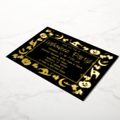 Deluxe Fun 5 x 7 Foil Halloween-Party Einladung (Gedreht)