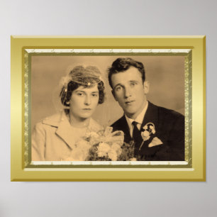 Deluxe Goldrahmen Foto Poster