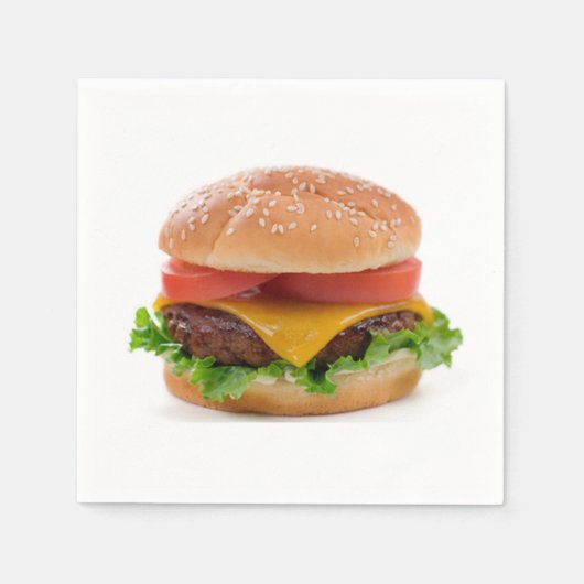 "Deluxe Hamburger" Papierservietten (Vorderseite)