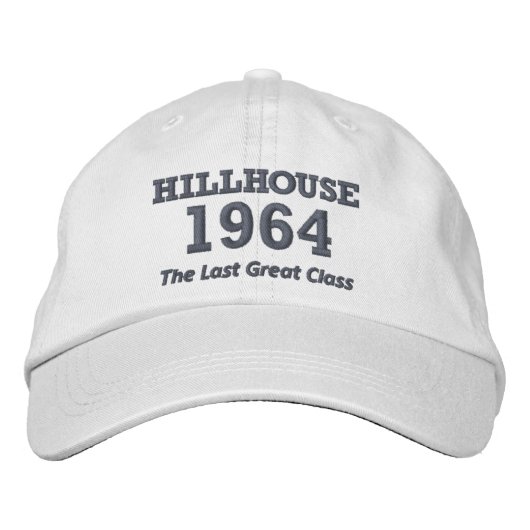 Deluxe Hillhouse '64 cap mit besticktem Text Bestickte Baseballkappe (Vorderseite)