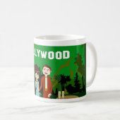 Deluxe Hollywood Life Retro Art Romantik Kaffeetasse (VorderseiteRechts)