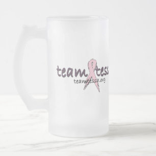 Deluxe mattierte Bier-Tasse Team-Tessa Mattglas Bierglas
