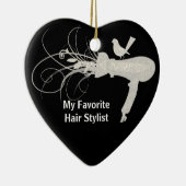 DeLuxe niedlicher Keramik Ornament (Rechts)