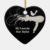 DeLuxe niedlicher Keramik Ornament (Vorne)