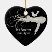 DeLuxe niedlicher Keramik Ornament (Hinten)