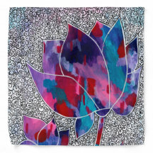 Deluxe Orientale Lotus Blume Originelle Kunst, Dic