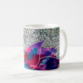Deluxe Orientale Lotus Blume Originelle Kunst, Dic Kaffeetasse (VorderseiteRechts)