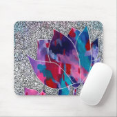 Deluxe Orientale Lotus Blume Originelle Kunst, Dic Mousepad (Mit Mouse)