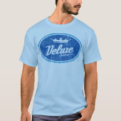 Deluxe Oval Logo (Vintag blau/weiß) T-Shirt (Vorderseite)