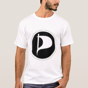 Deluxe Piraten-Party-Logo (sehen Sie Beschreibung) T-Shirt