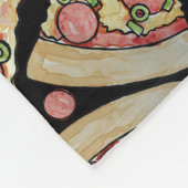 Deluxe Pizza Party Fleecedecke (Ecke)