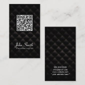 Deluxe QR Code-Psychologe-Visitenkarte Visitenkarte (Vorne/Hinten)