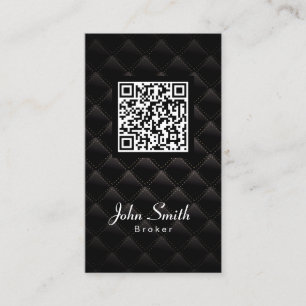 Deluxe QR Code Real Anwesen Broker Business Card Visitenkarte