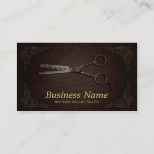 Deluxe Scissor den beruflichen Haar-Stylist-Salon Visitenkarte