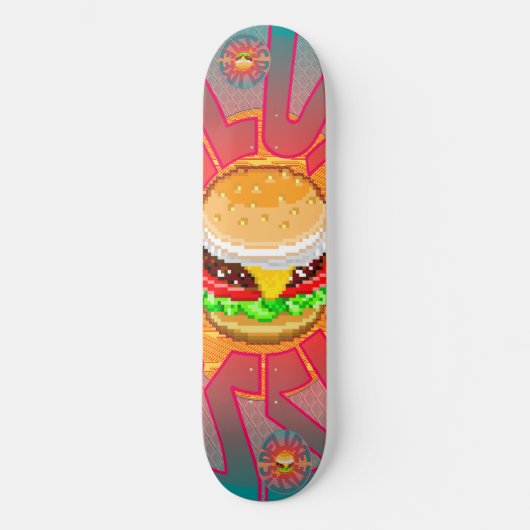 Deluxe Sizzle Burger Skateboard (Vorderseite)